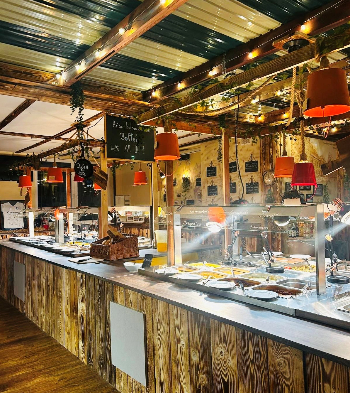 Waldsee-Scheune - Buffetküche